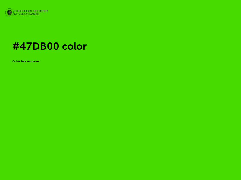 #47DB00 color image