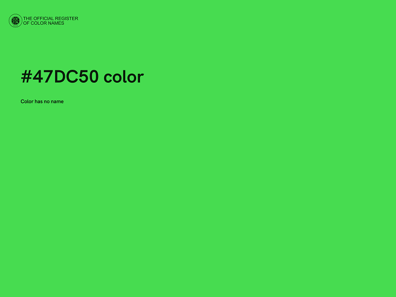 #47DC50 color image