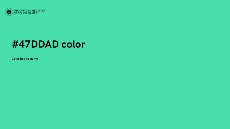 #47DDAD color image