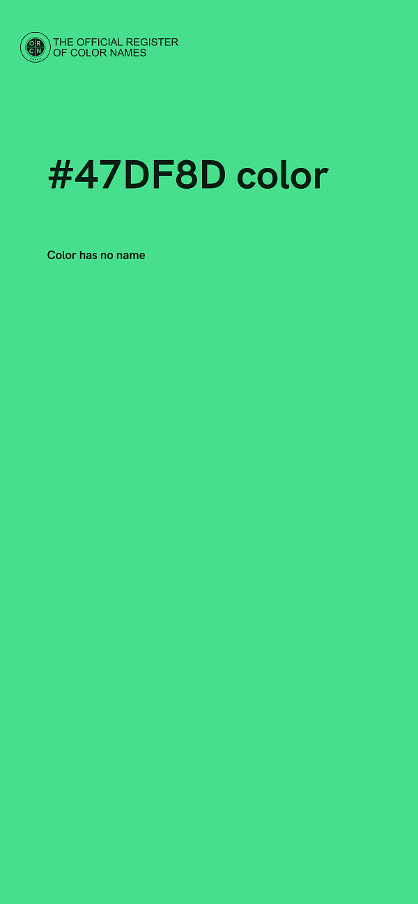 #47DF8D color image