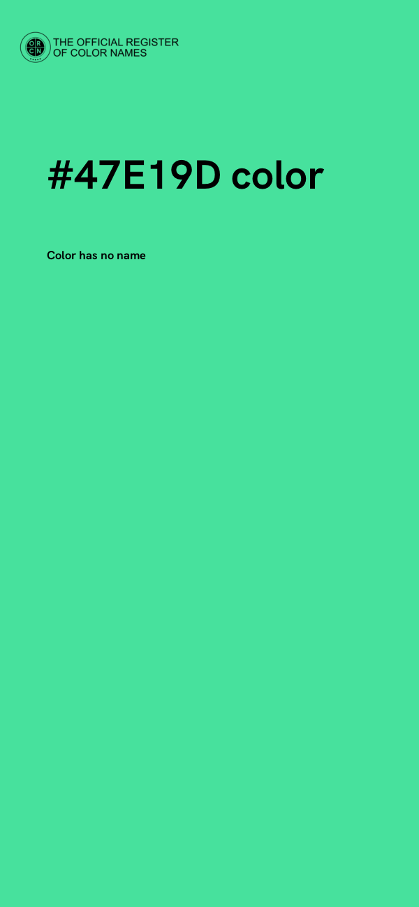 #47E19D color image