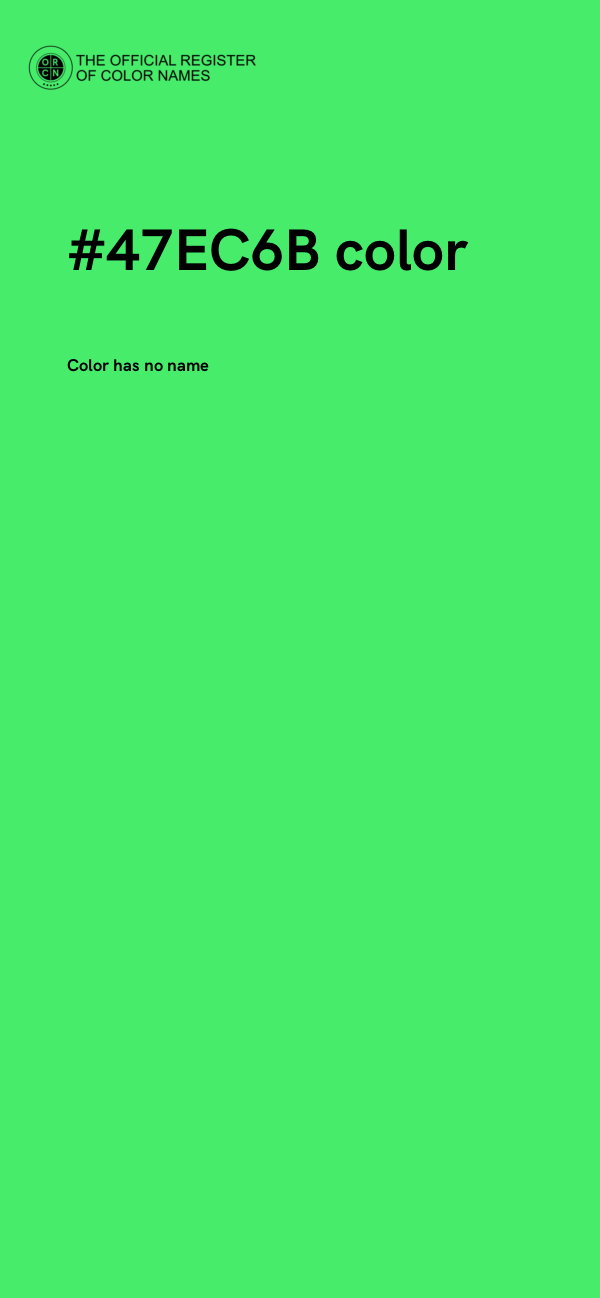 #47EC6B color image