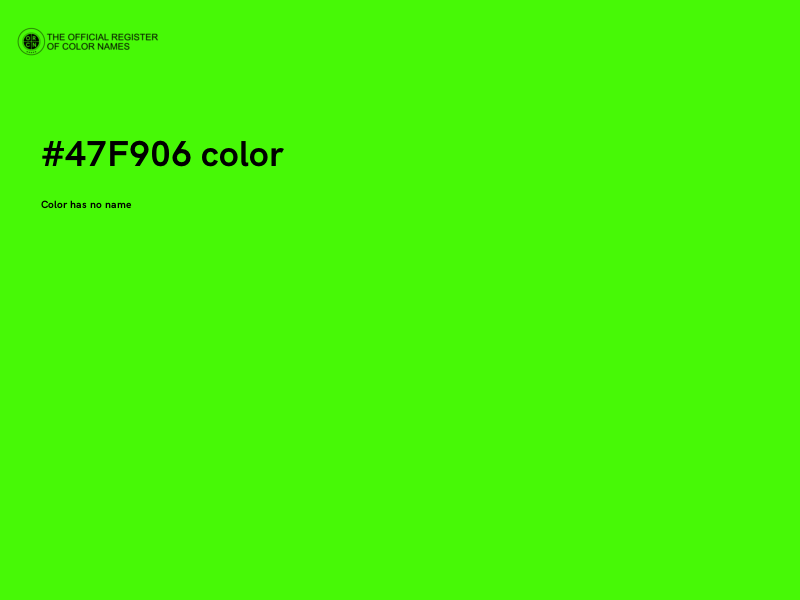#47F906 color image