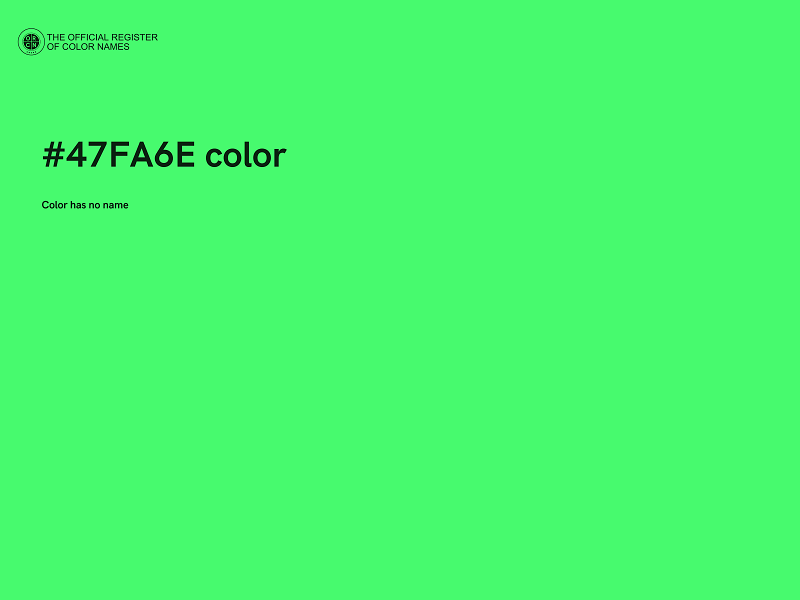 #47FA6E color image