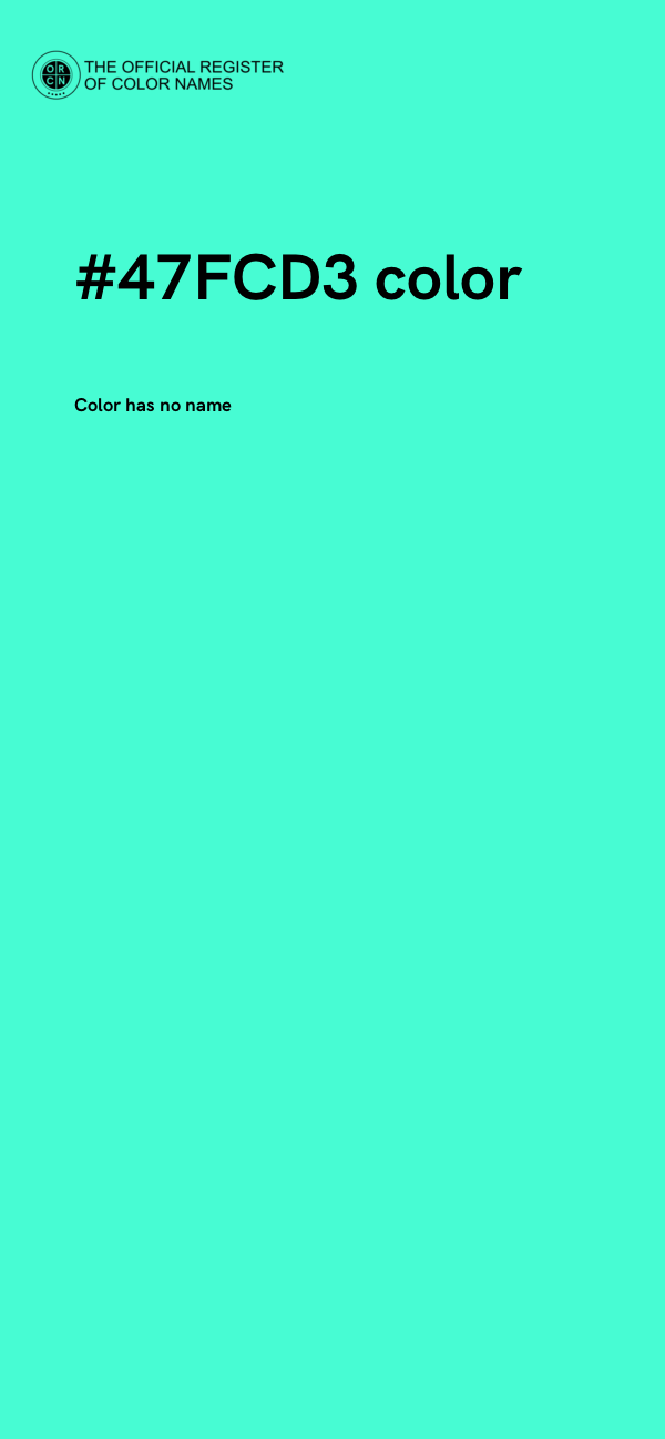 #47FCD3 color image