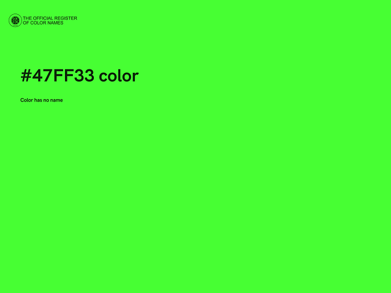 #47FF33 color image