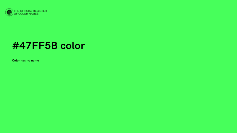 #47FF5B color image