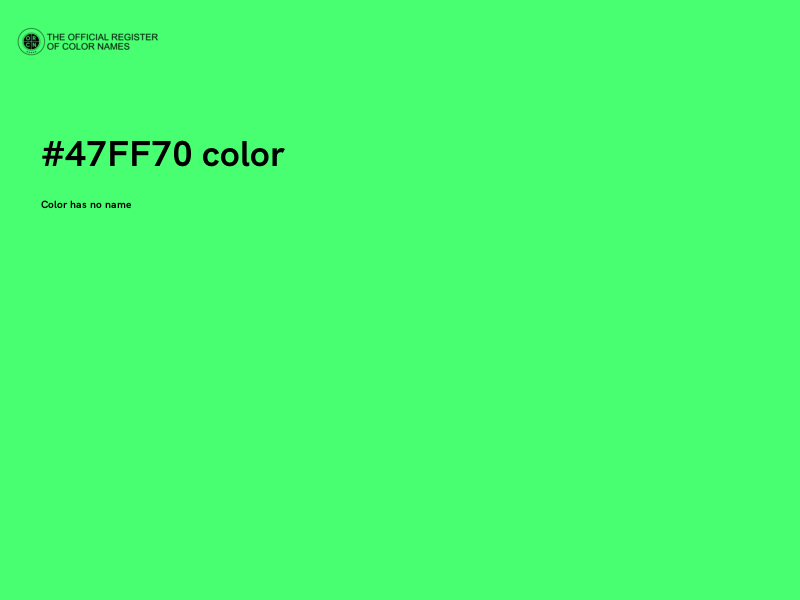 #47FF70 color image