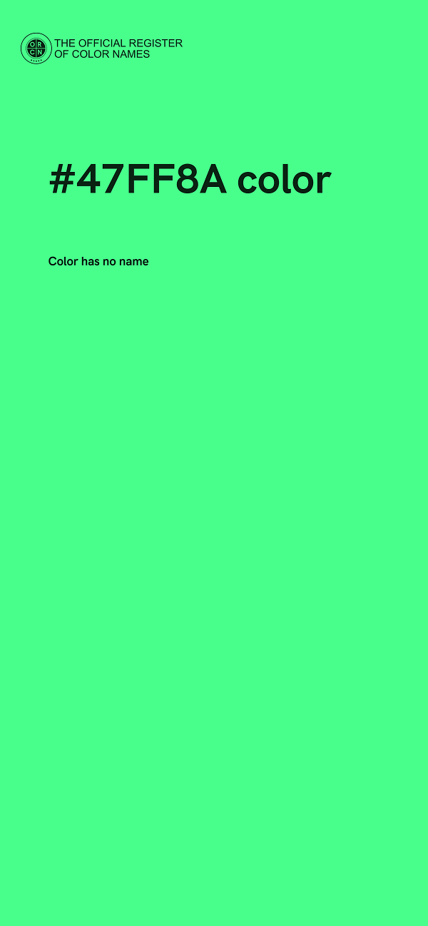 #47FF8A color image