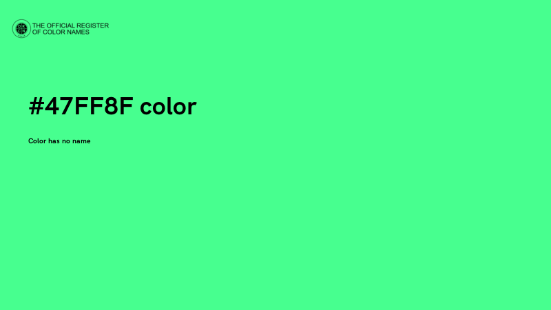 #47FF8F color image