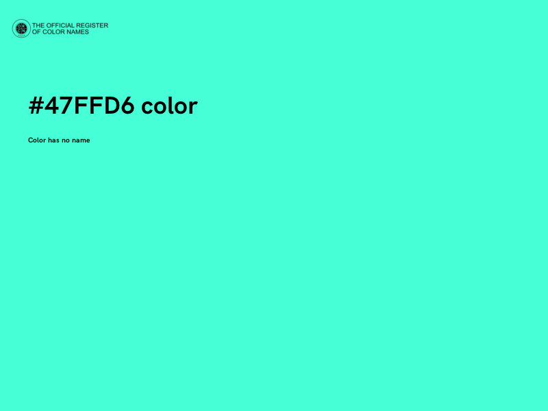 #47FFD6 color image