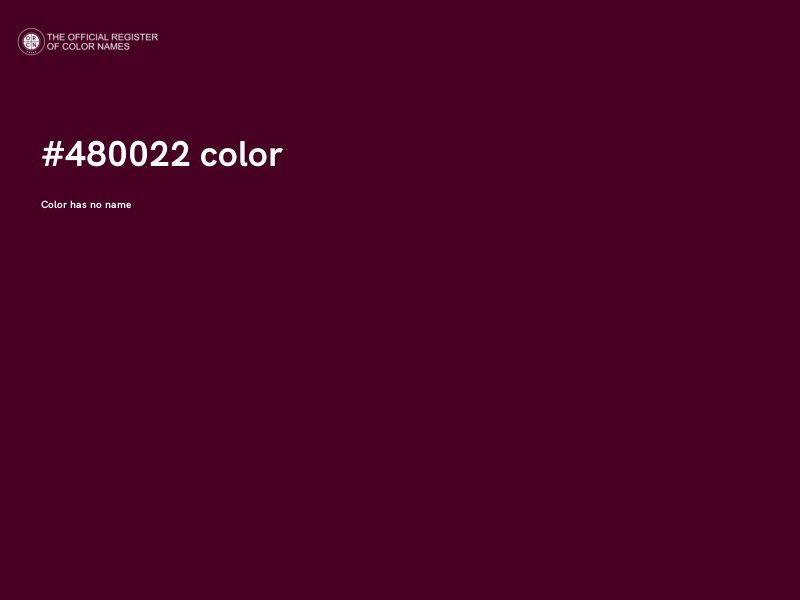 #480022 color image