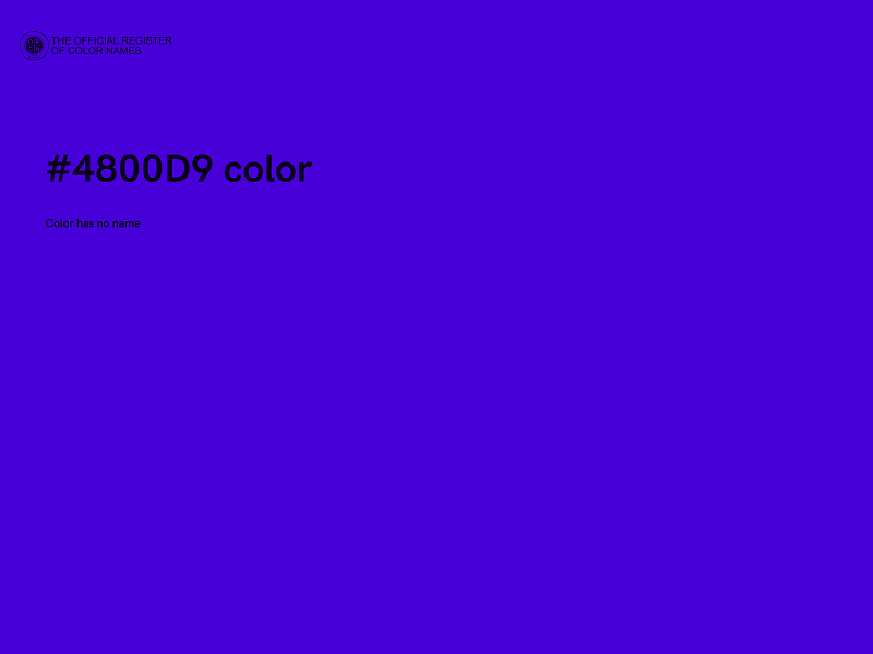 #4800D9 color image