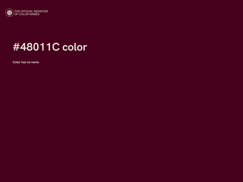 #48011C color image
