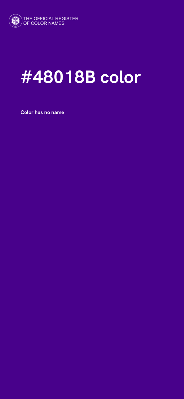 #48018B color image