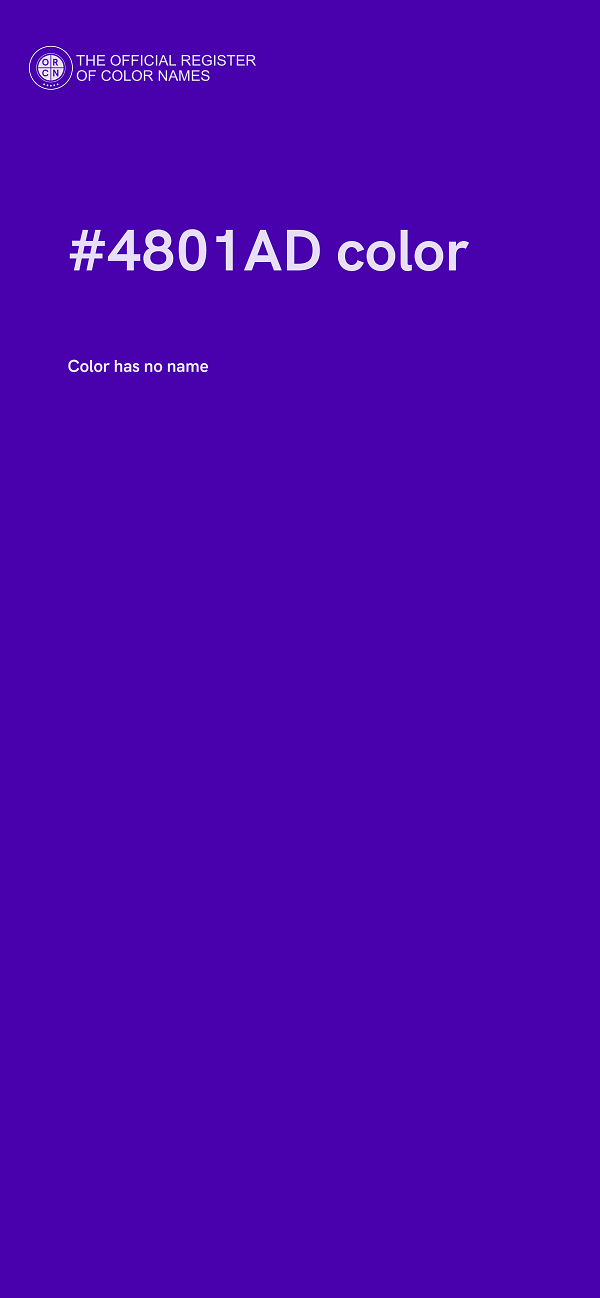 #4801AD color image