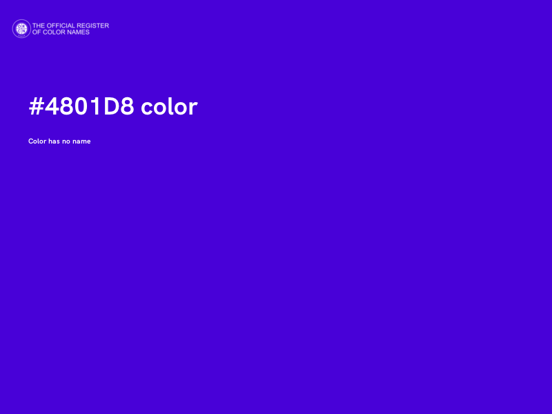 #4801D8 color image