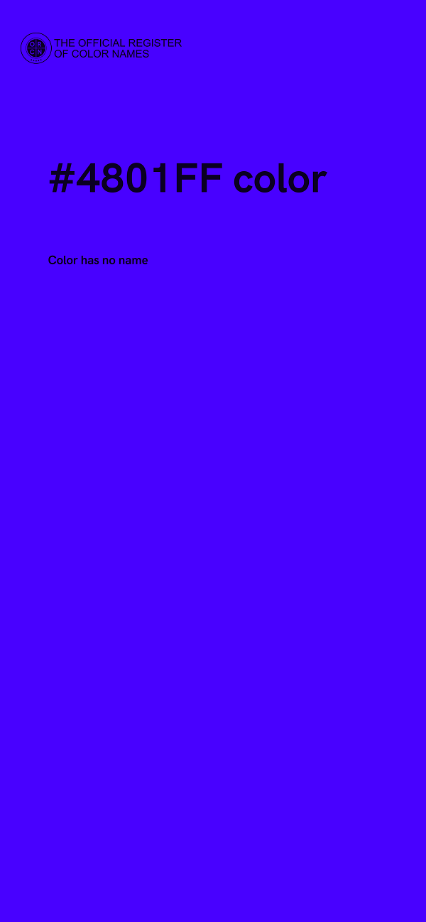 #4801FF color image
