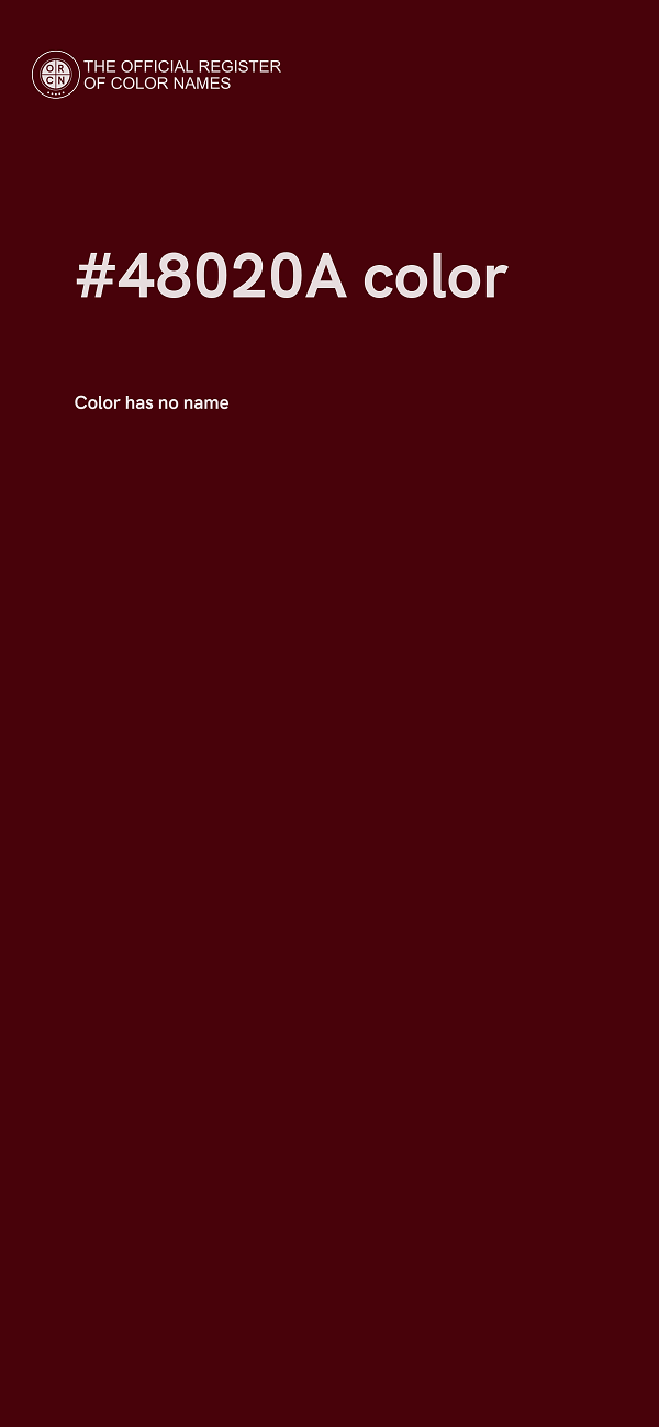 #48020A color image