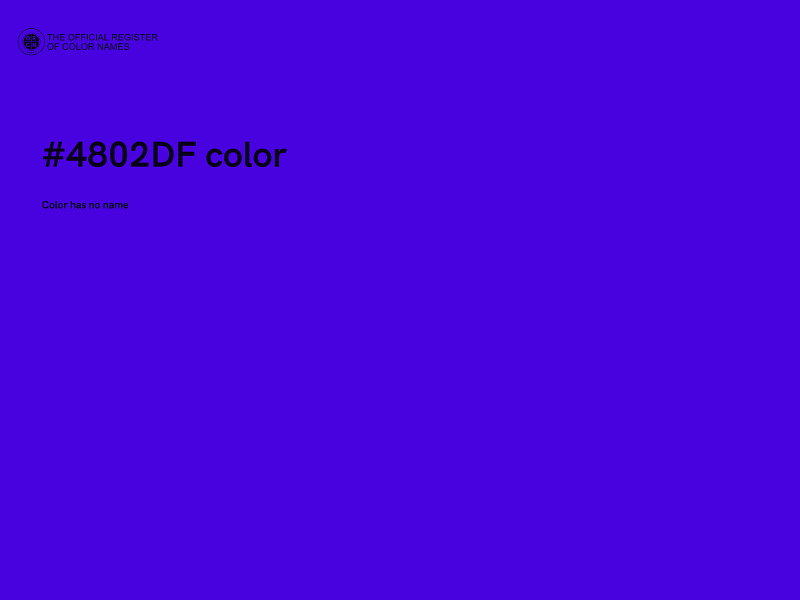 #4802DF color image