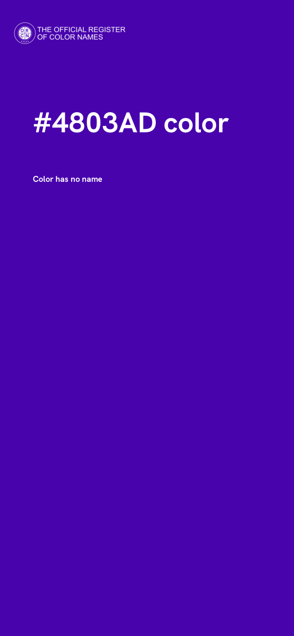 #4803AD color image
