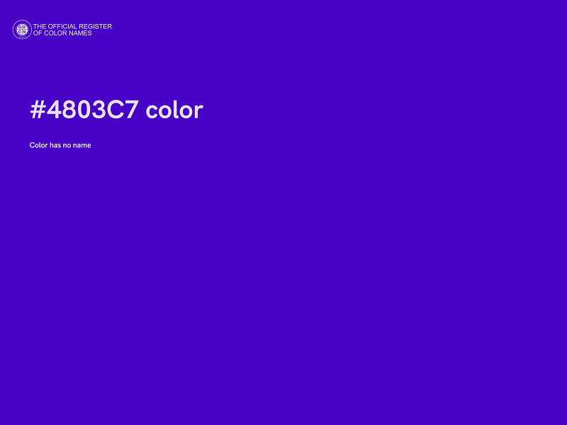 #4803C7 color image