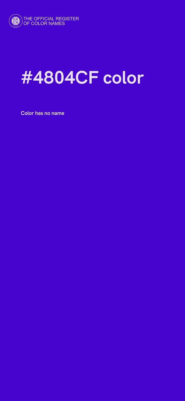 #4804CF color image