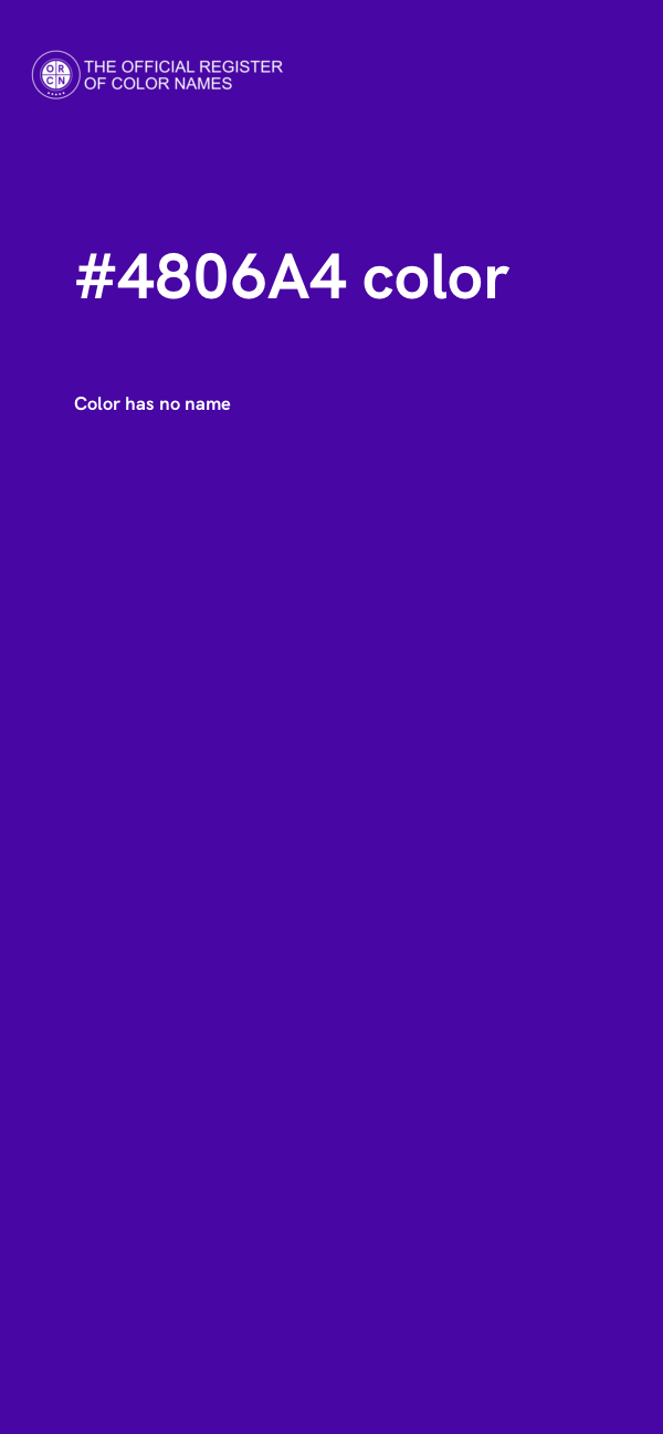 #4806A4 color image