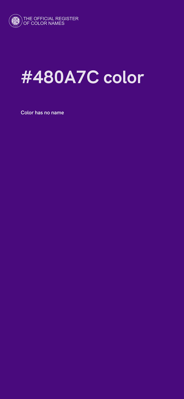 #480A7C color image