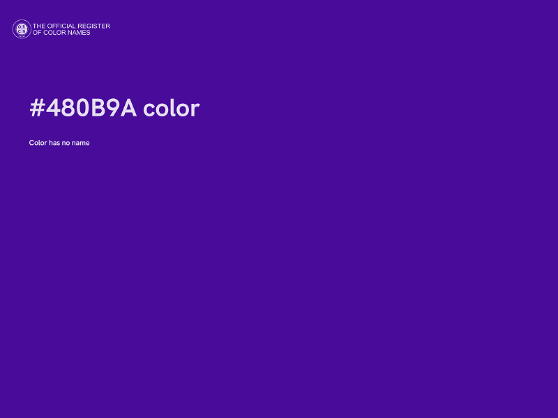 #480B9A color image