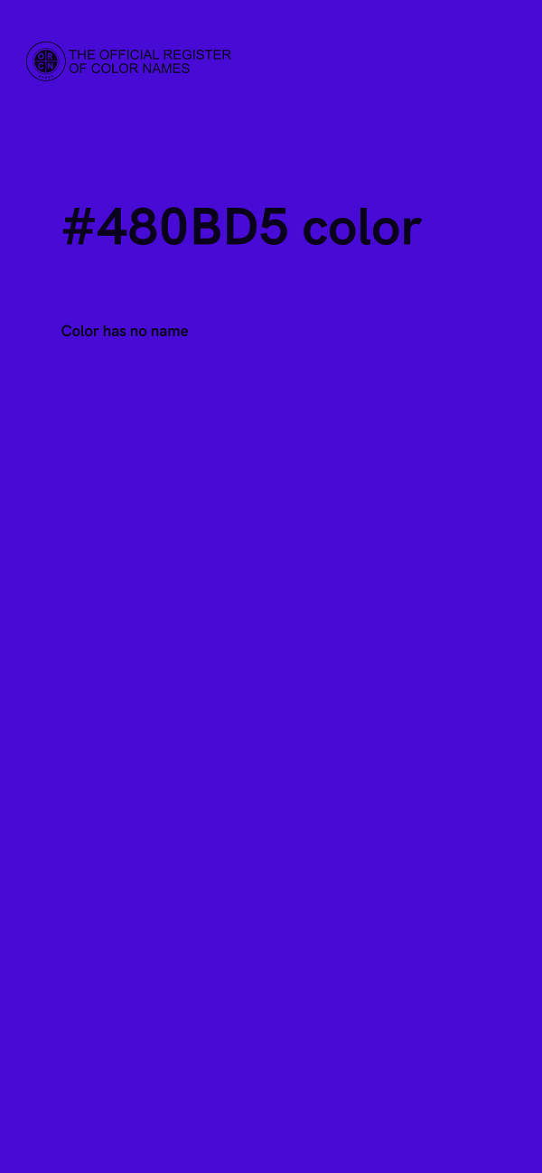 #480BD5 color image
