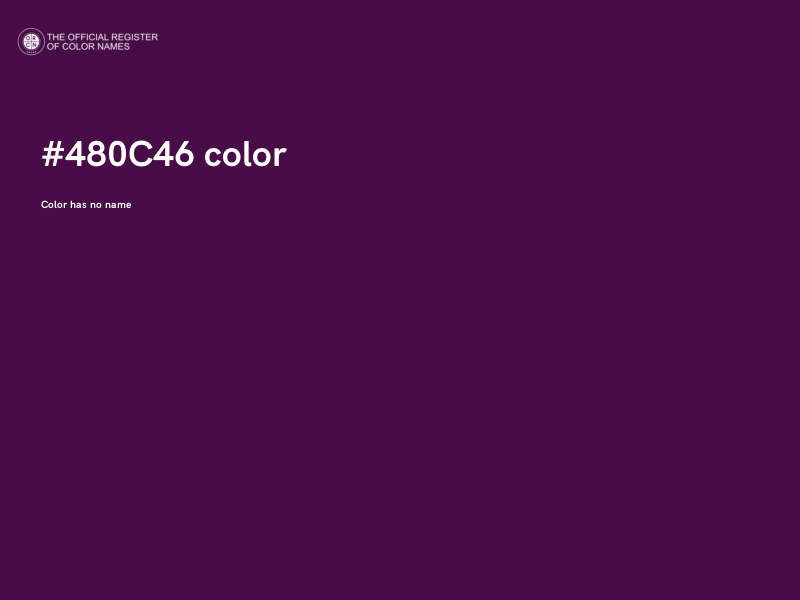#480C46 color image