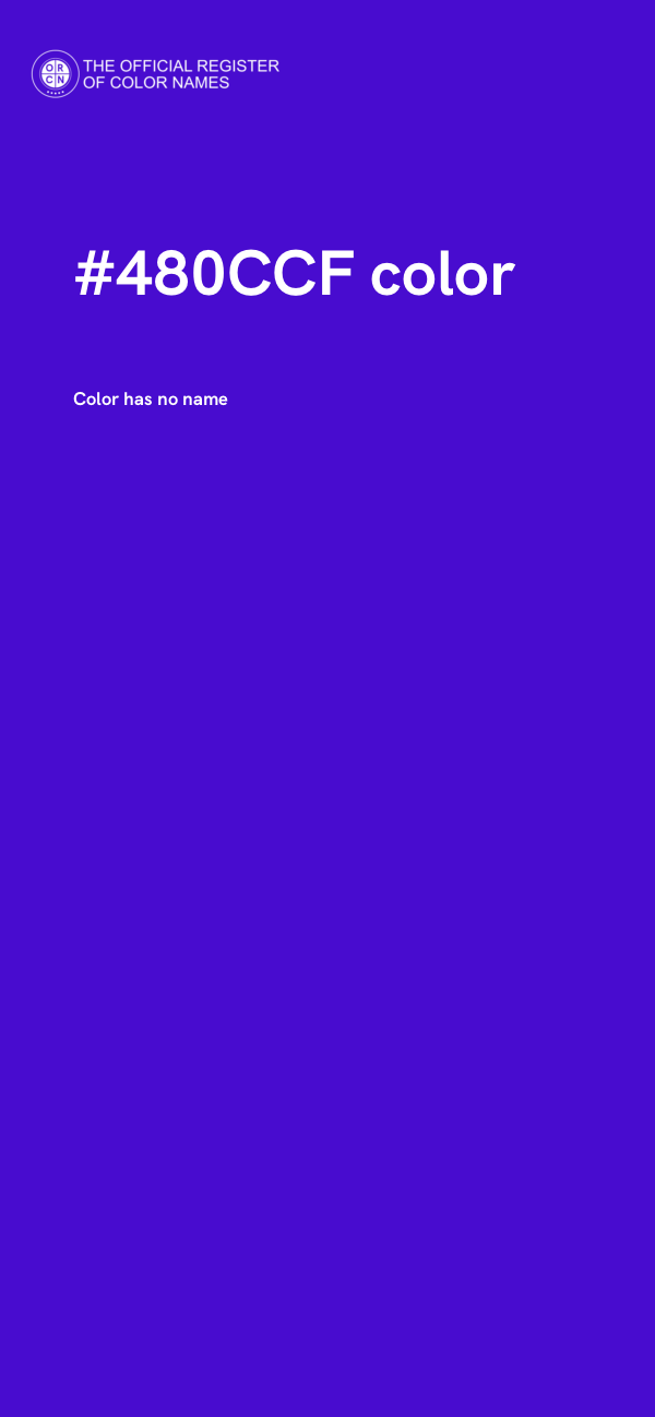 #480CCF color image