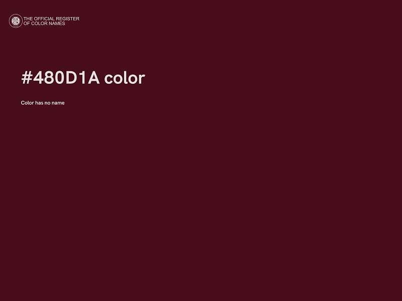 #480D1A color image