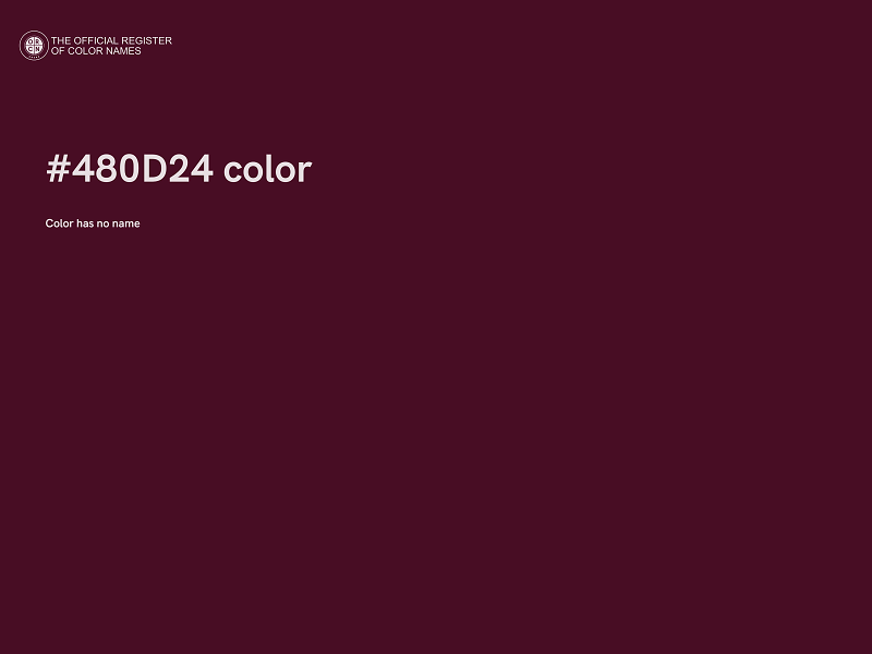 #480D24 color image