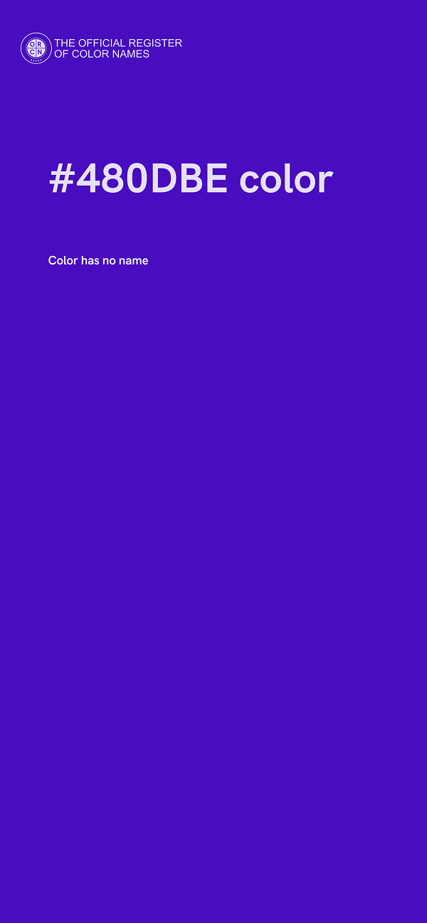 #480DBE color image