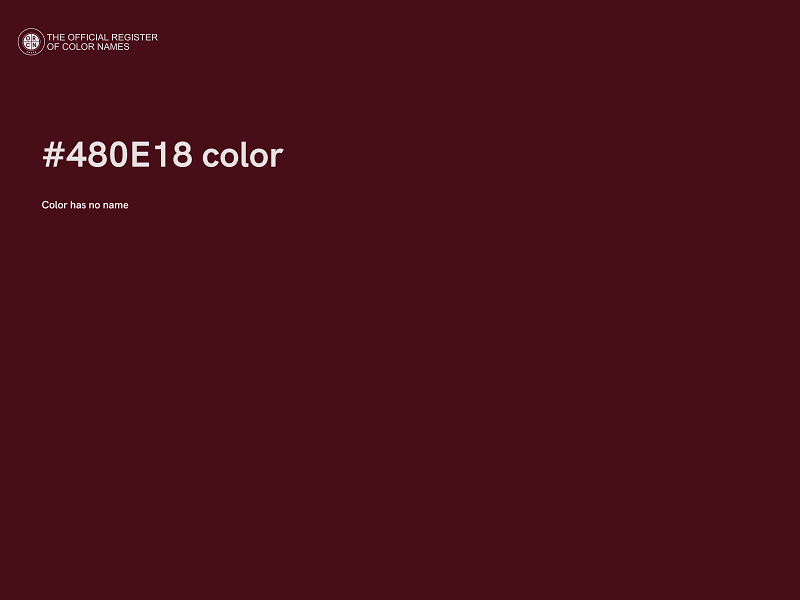 #480E18 color image