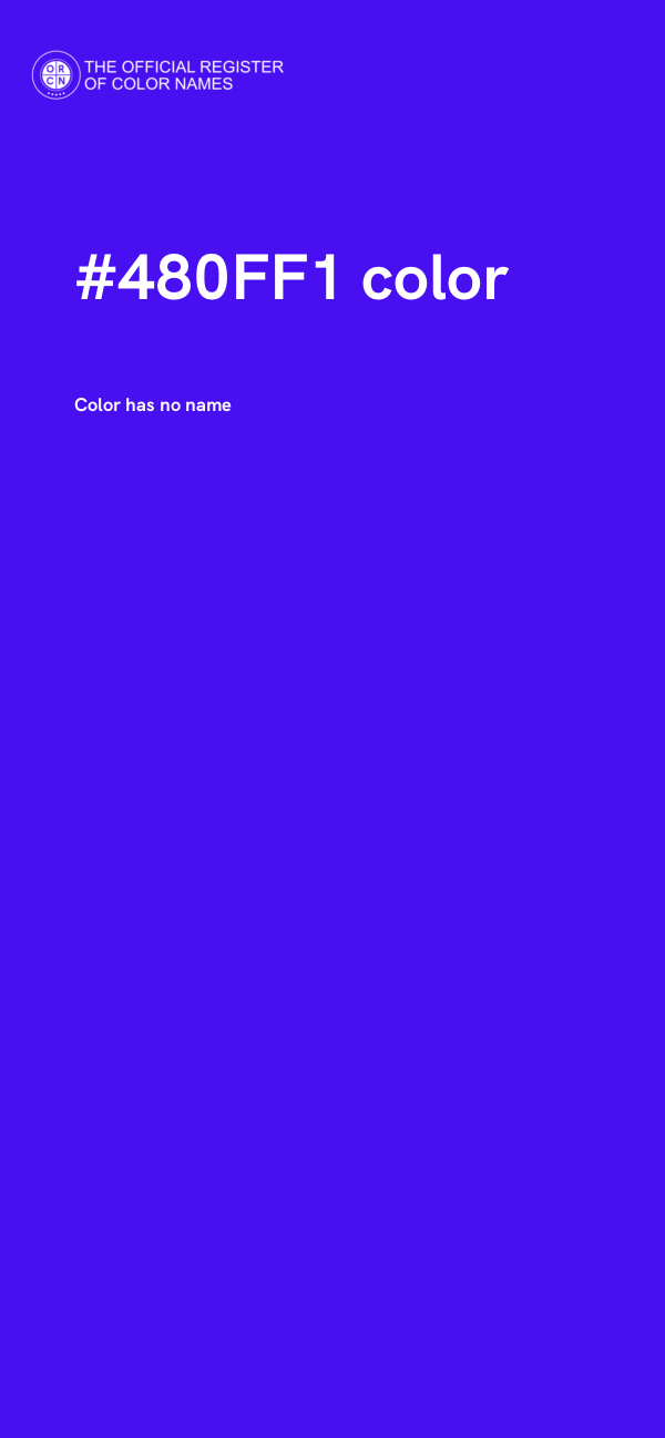 #480FF1 color image