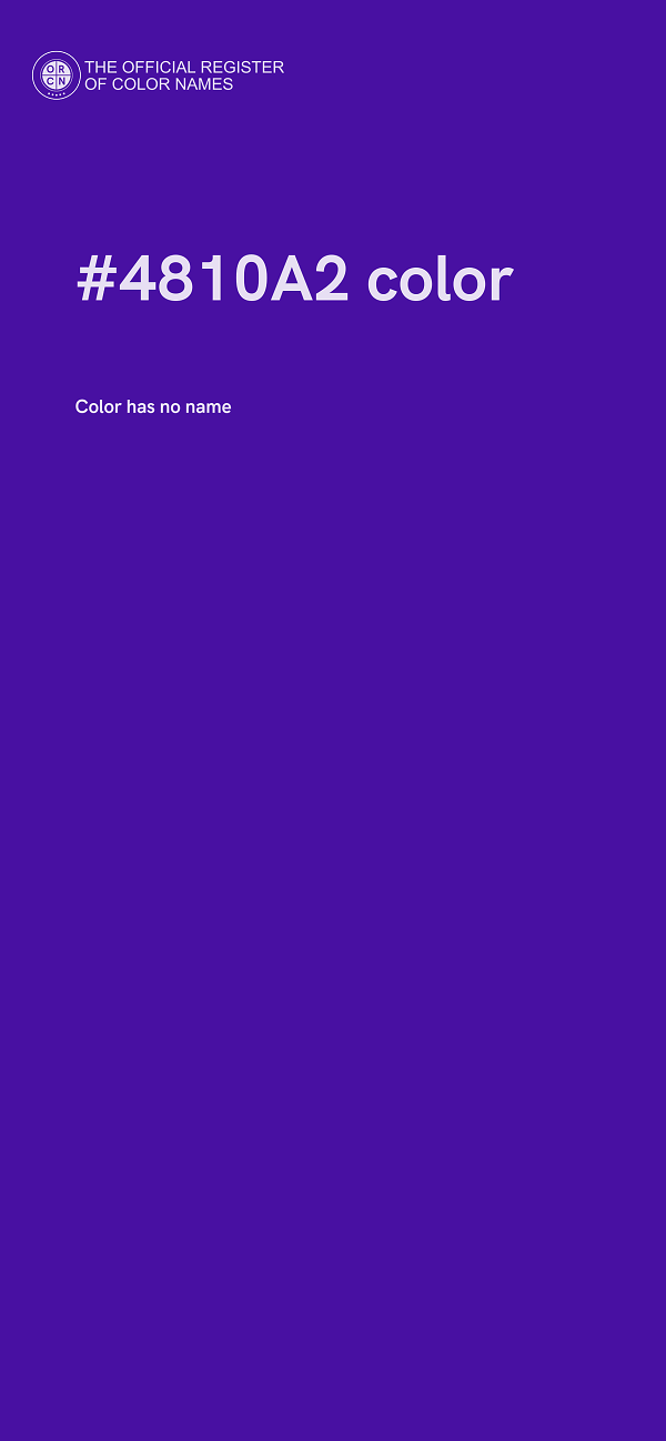 #4810A2 color image