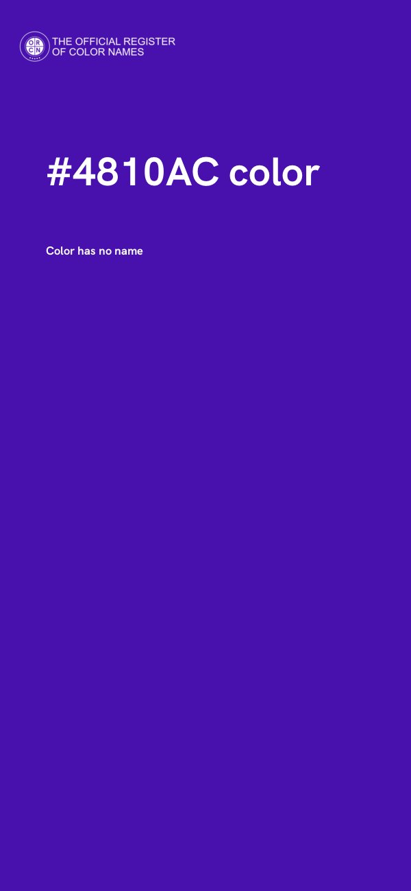 #4810AC color image