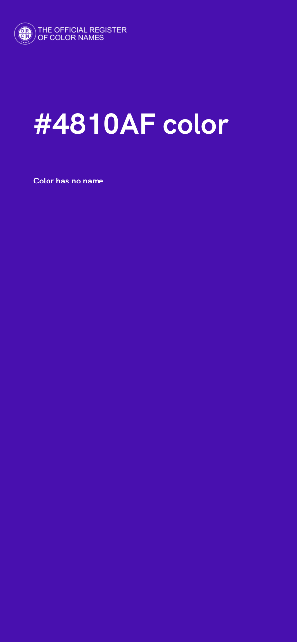 #4810AF color image