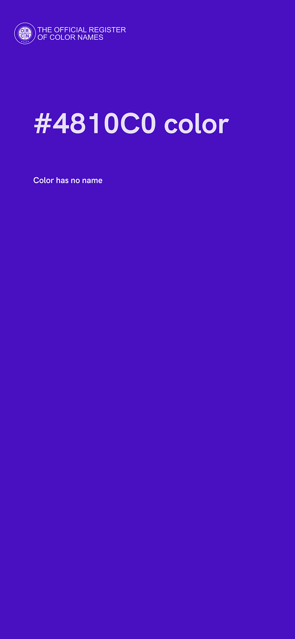 #4810C0 color image