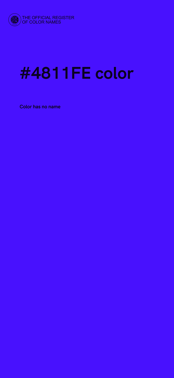 #4811FE color image