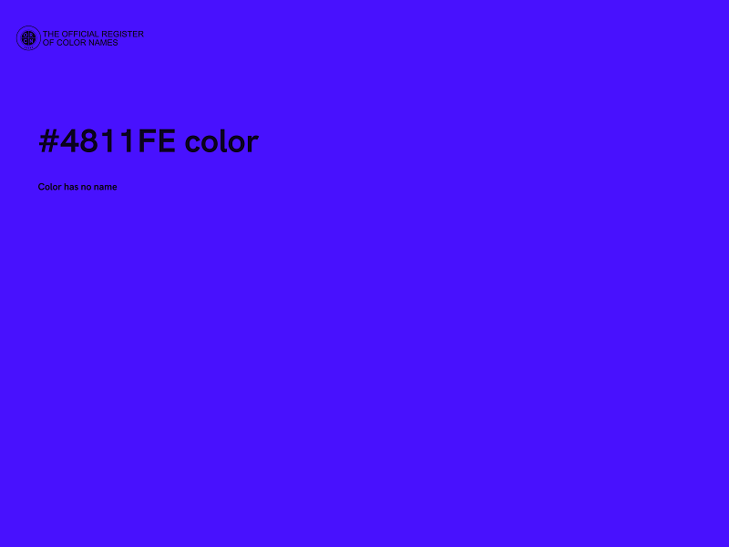 #4811FE color image