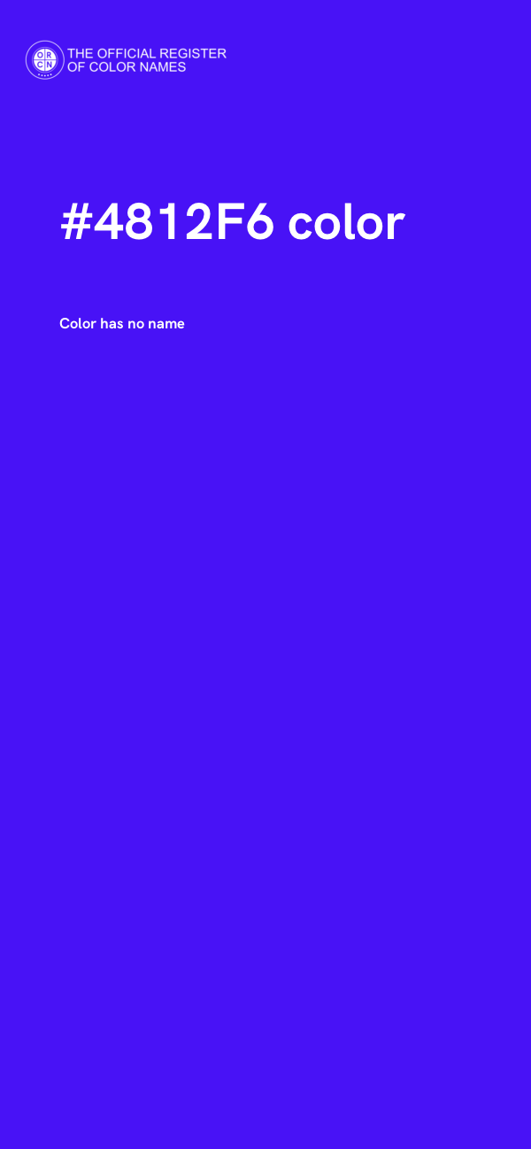 #4812F6 color image