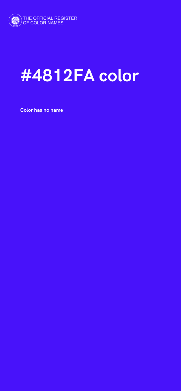 #4812FA color image