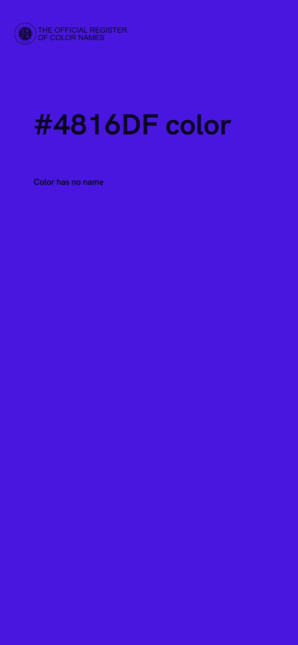 #4816DF color image