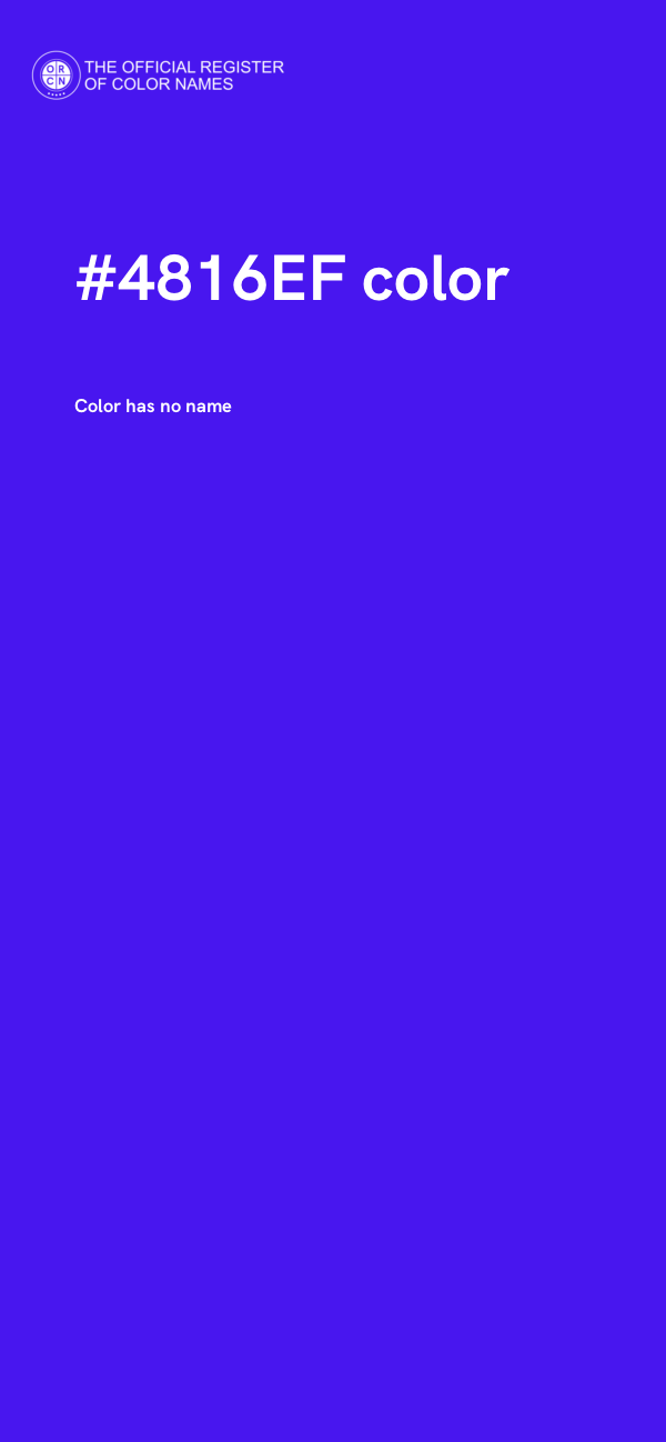 #4816EF color image