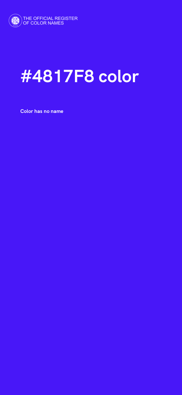 #4817F8 color image