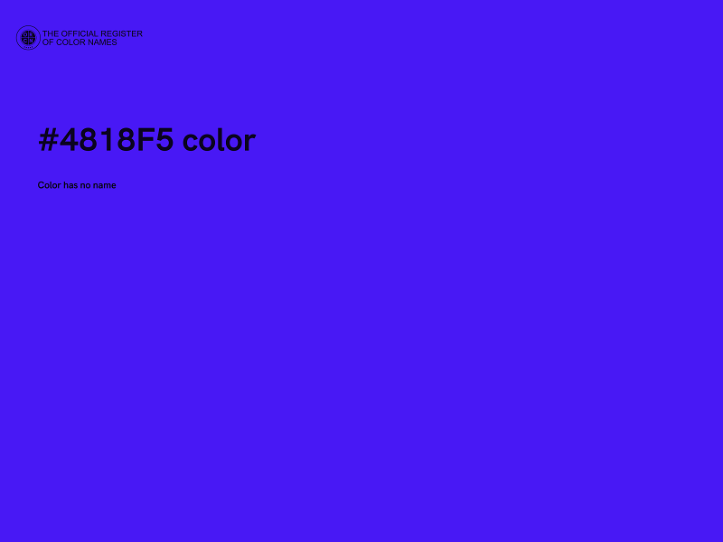 #4818F5 color image